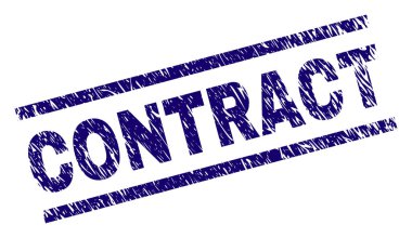 Dokulu sözleşme damga mühür çizik