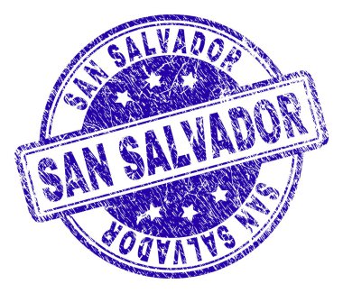 San Salvador damga mühür grunge dokulu