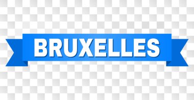Bruxelles metin ile mavi bant