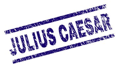 Grunge Julius Caesar damga mühür dokulu