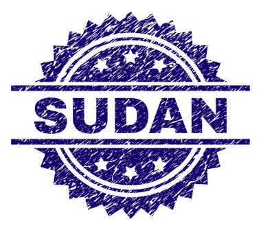 Dokulu Sudan damga mühür çizik