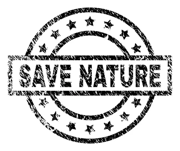 Doğa damga mühür filigran sıkıntı tarzı ile. Dikdörtgen, daire ve yıldız ile tasarlanmıştır. Siyah vektör lastik izi çizik dokulu doğa kaydetmek metin.