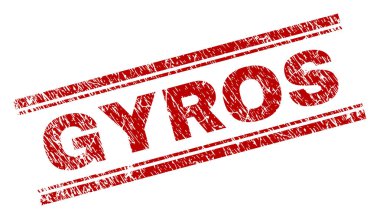 Çizik dokulu Gyros damga mühür