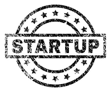 Dokulu başlangıç damga mühür çizik