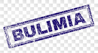 Çizik Bulimia dikdörtgen damgası