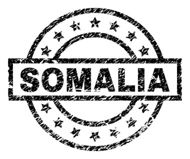 Dokulu Somali damga mühür çizik