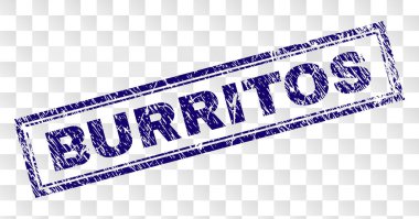 Çizik burrito dikdörtgen damgası