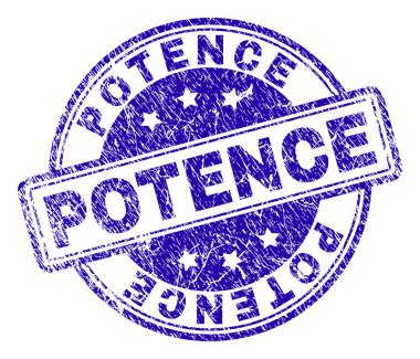 Potence damga mühür grunge dokulu