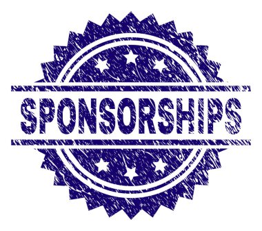 Çizik dokulu Sponsorluklar damga mühür