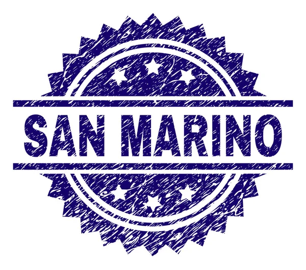 San Marino damga mühür grunge dokulu