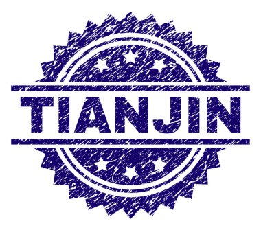 Dokulu Tianjin damga mühür çizik