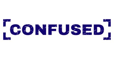 Grunge köşeleri içine karışık damga mühür dokulu