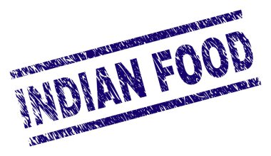 Dokulu Hint gıda damga mühür çizik