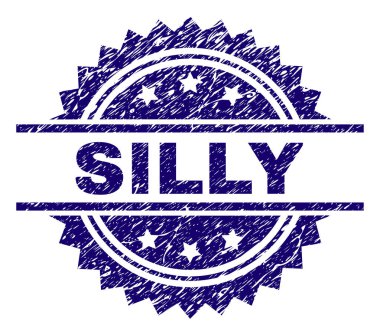 Dokulu aptal damga mühür çizik