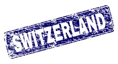 Yuvarlatılmış dikdörtgen damga çizilmiş İsviçre çerçeveli