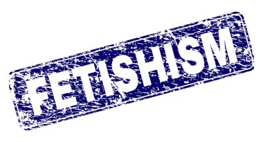 Yuvarlatılmış dikdörtgen damga grunge fetişizm çerçeveli