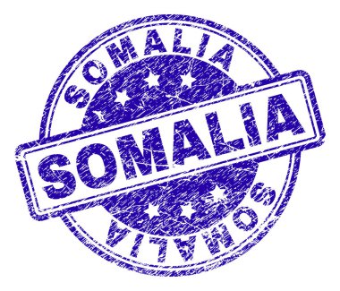 Dokulu Somali damga mühür çizik