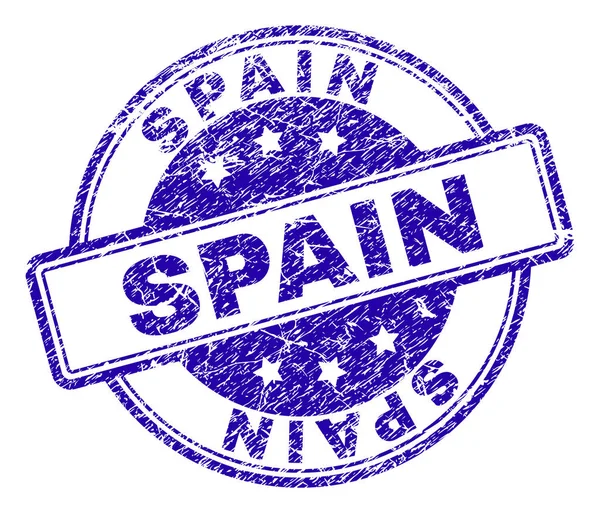 Grunge texturizado espanhol selo —  Vetores de Stock