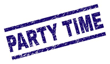 Çizik dokulu parti zamanı damga mühür