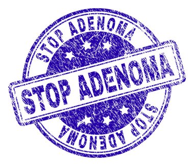 Grunge Stop Adenoma damga mühür dokulu
