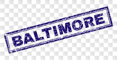 Grunge Baltimore dikdörtgen damgası