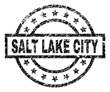Salt Lake City damga mühür grunge dokulu