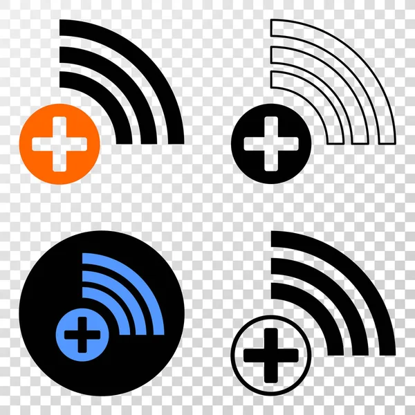 Tıbbi kaynak vektör Eps simge kontur sürümü ile