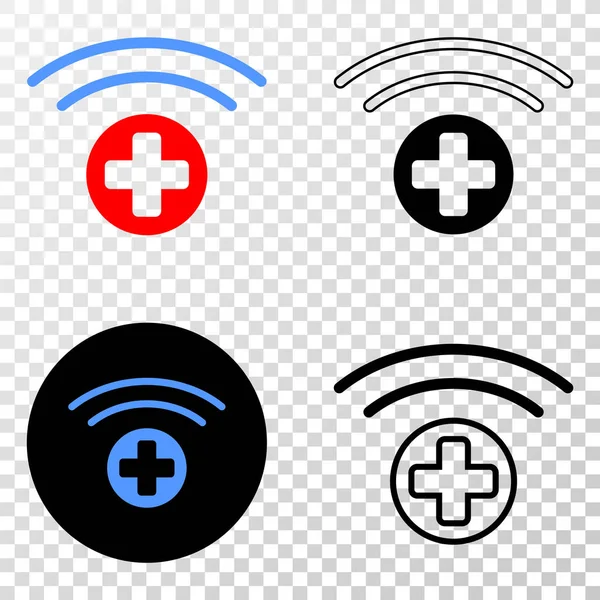 Tıbbi kaynak vektör Eps simge kontur sürümü ile