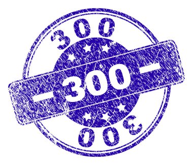 Dokulu 300 damga mühür çizik