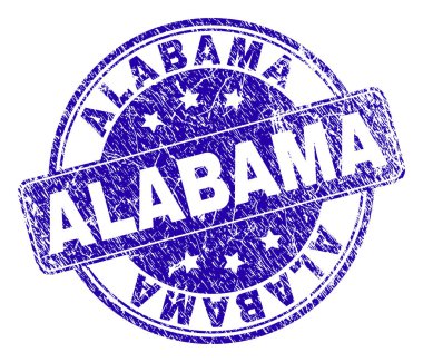 Çizik dokulu Alabama damga mühür