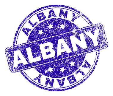 Dokulu Albany damga mühür çizik