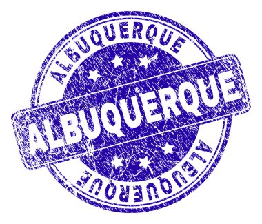 Grunge Albuquerque damga mühür dokulu