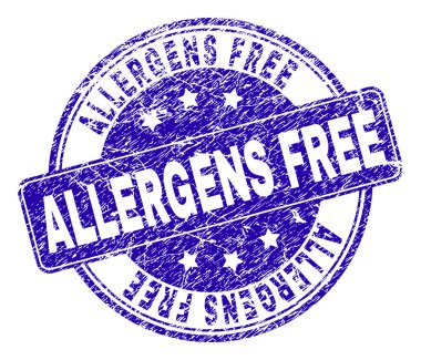 Dokulu allerjen ücretsiz damga mühür çizik