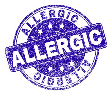 Dokulu Alerjik damga mühür çizik