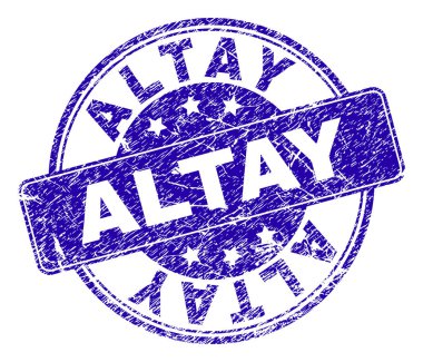 Grunge Altay damga mühür dokulu