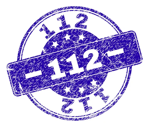 Grunge υφής 112 σφραγίδα σφραγίδα — Διανυσματικό Αρχείο