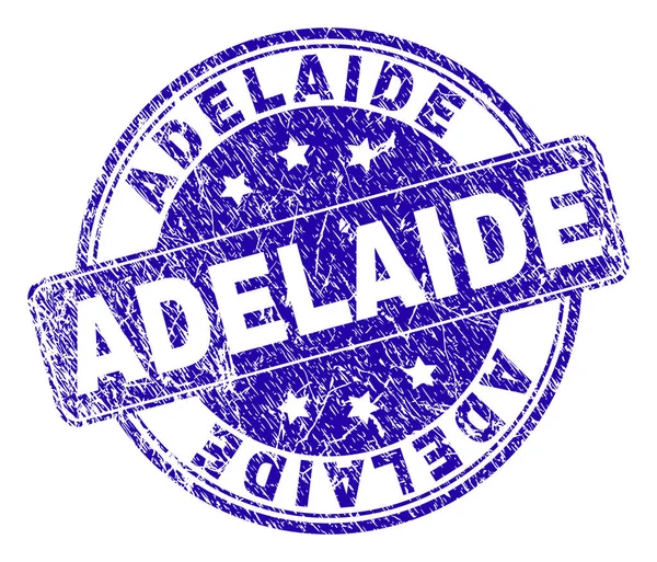 Грандж текстурований ADELAIDE Штамп Seal — стоковий вектор