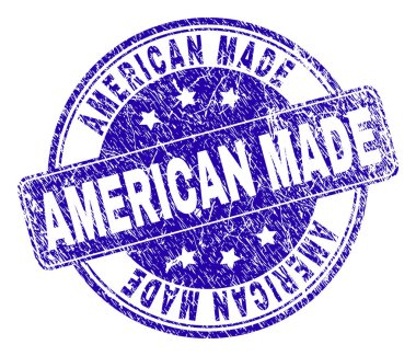 Grunge Amerikan yapılmış damga mühür dokulu