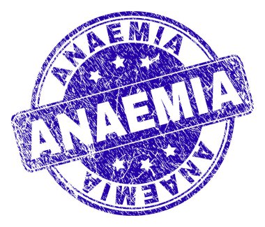 Dokulu anemi (kansızlık) damga mühür çizik