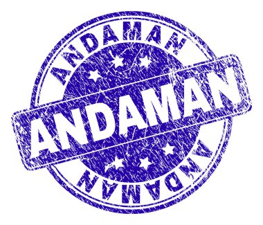 Dokulu Andaman damga mühür çizik