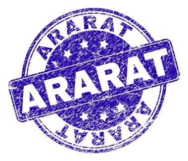 Grunge Ararat damga mühür dokulu