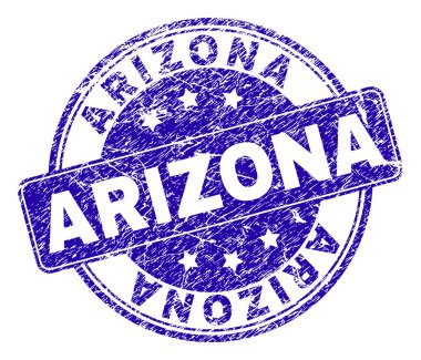 Grunge Arizona damga mühür dokulu