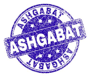 Dokulu Aşkabat damga mühür çizik