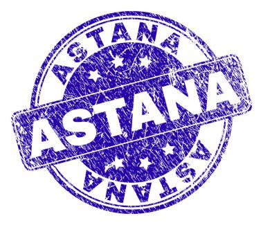 Grunge Astana damga mühür dokulu