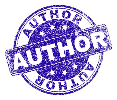 Dokulu yazar damga mühür çizik