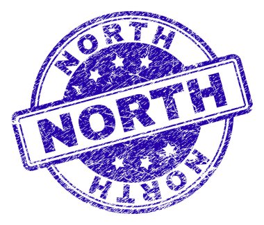 Grunge Kuzey damga mühür dokulu