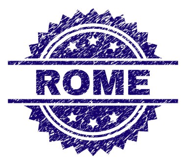 Dokulu Roma damga mühür çizik