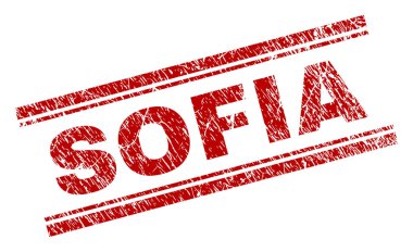 Dokulu Sofia damga mühür çizik