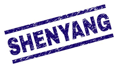 Dokulu Shenyang damga mühür çizik