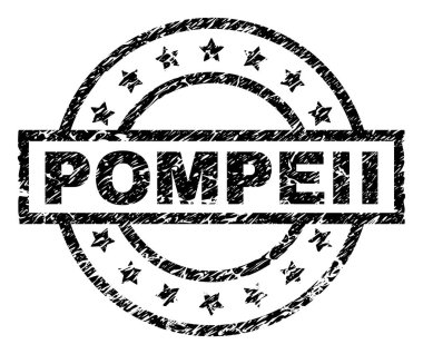 Grunge Pompeii damga mühür dokulu